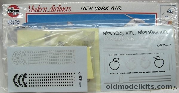Airfix 1/144 Douglas DC-9-30 - KLM and Iberia - With ATP New York Air Decals and ATP Window Decals, 03182 plastic model kit